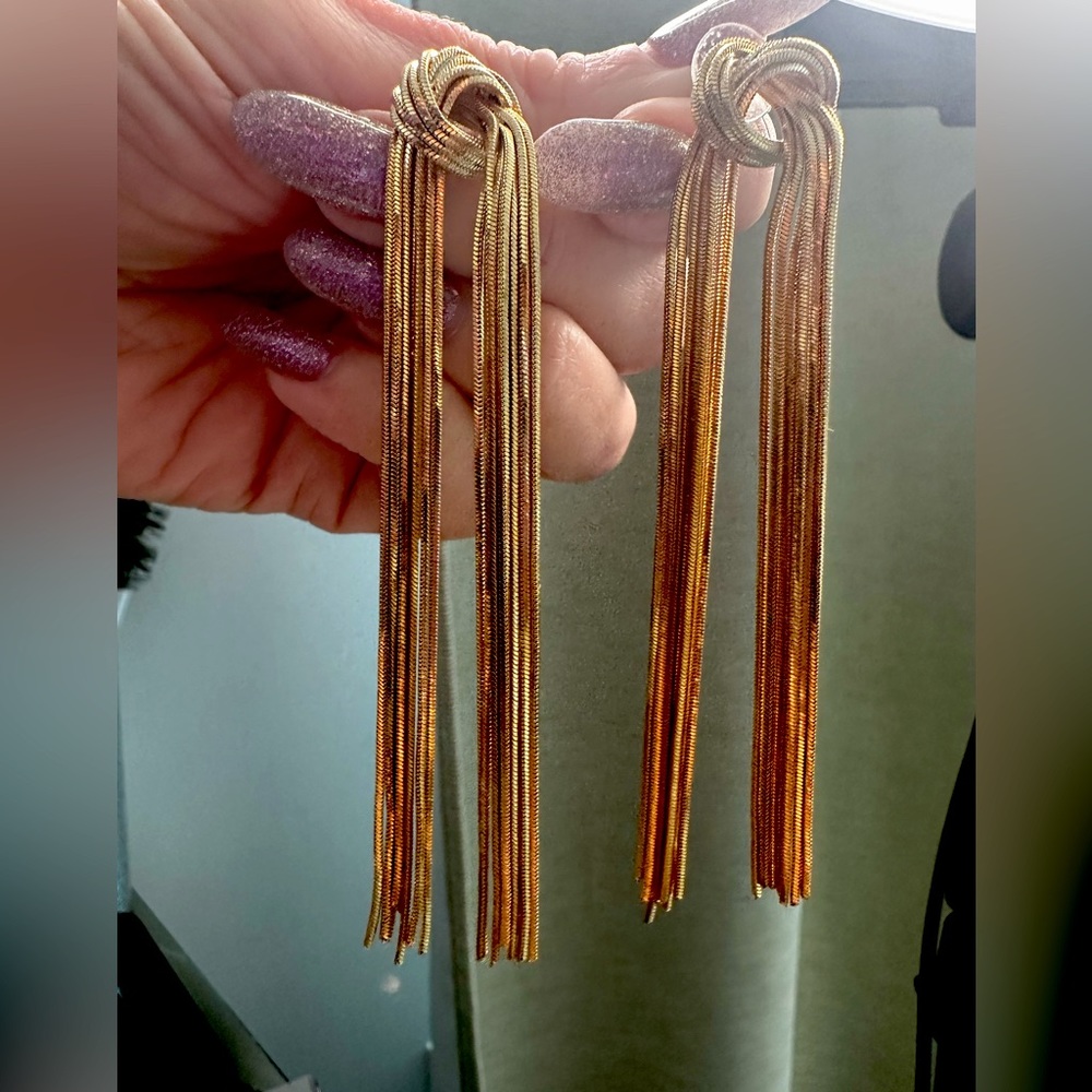 Womans long earrings